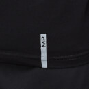 Luxe 極緻系列 男士經典長袖圓領上衣 - 黑色 - XS
