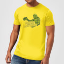 Universal Monsters Creature From The Black Lagoon Retro Crest Men's T-Shirt - Yellow