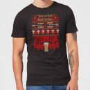 Shaun Of The Dead You've Got Red On You Christmas Men's T-Shirt - Black
