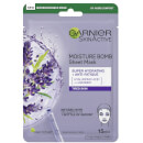 Garnier Moisture Bomb Lavender Hydrating Face Sheet Mask for Fatigued Skin