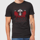Universal Monsters Dracula Christmas Men's T-Shirt - Black Universal Monsters Dracula Christmas Men's T-Shirt - Black
