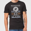 E.T. the Extra-Terrestrial Christmas Men's T-Shirt - Black