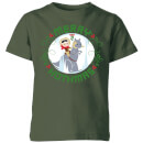 Star Wars Merry Hothmas Kids Christmas T-Shirt - Forest Green