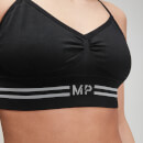 MP เสื้อชั้นในครึ่งตัวแบบไร้ตะเข็บ เอสเซนเชียลส์ สำหรับผู้หญิง - สีดำ - M