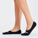 Ženske nevidljive čarape - Crne (3 para) - UK 3-6