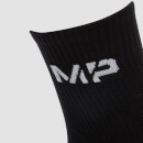 MP Men's Crew Socks - Black (2 Pack) - UK 9-12