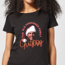 National Lampoon Fun Old Fashioned Family Christmas Women's Christmas T-Shirt - Black