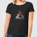 Star Wars Mistletoe Kiss Women's Christmas T-Shirt - Black