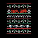 DC Suicide Squad Knit Pattern Women's Christmas Jumper - Black