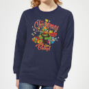 Looney Tunes Its Christmas Baby Women's Christmas Jumper - Navy