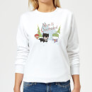 DC Nice Is Overrated Women's Christmas Jumper - White