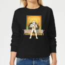 Star Wars Candy Cane Stormtroopers Women's Christmas Jumper - Black
