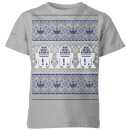 Star Wars R2-D2 Knit Kids' Christmas T-Shirt - Grey