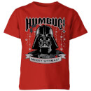 Star Wars Darth Vader Humbug Kids' Christmas T-Shirt - Red