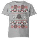Star Wars Empire Knit Kids' Christmas T-Shirt - Grey