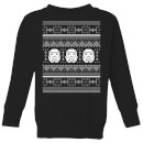 Star Wars Stormtrooper Knit Kids' Christmas Jumper - Black