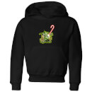 Star Wars Candy Cane Yoda Kids' Christmas Hoodie - Black