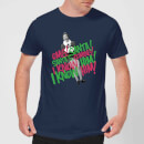 Elf Santa! I Know Him! Men's Christmas T-Shirt - Navy