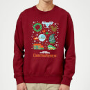 National Lampoon Griswold Christmas Starter Pack Christmas Jumper - Burgundy