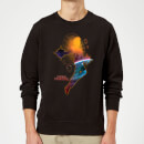 Captain Marvel Nebula Flight Sweatshirt - Black