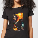 Captain Marvel Galactic Shine Women's T-Shirt - Black