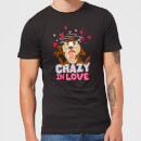 Looney Tunes Crazy In Love Taz Men's T-Shirt - Black