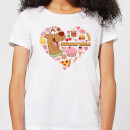 Scooby Doo Snacks Are My Valentine Women's T-Shirt - White
