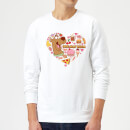 Scooby Doo Snacks Are My Valentine Sweatshirt - White