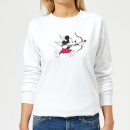 Disney Mickey Cupid Women's Sweatshirt - White