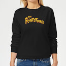 The Flintstones Logo Women's Sweatshirt - Black