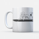 Scooby Doo Gang Retro Stripe Mug Scooby Doo Gang Retro Stripe Mug