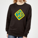 Scooby Doo Emblem Women's Sweatshirt - Black