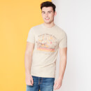 Looney Tunes Kaboom Collection Taz-Mania Men's T-Shirt - Stone Wash- Cream