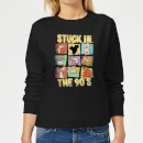 Cartoon Network Stuck In The 90s Women's Sweatshirt - Black