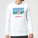 Disney Lilo And Stitch Surf Beach Sweatshirt - White