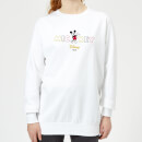 Disney Mickey Mouse Disney Wording Women's Sweatshirt - White