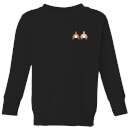 Disney Chip And Dale Backside Kids' Sweatshirt - Black