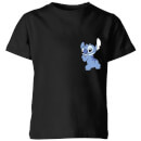 Disney Stitch Backside Kids' T-Shirt - Black