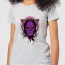 Harry Potter Death Mask 2 Neon Women's T-Shirt - Grey