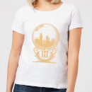 Harry Potter Hogwarts Snowglobe Women's T-Shirt - White