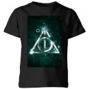 Harry Potter Hallows Painted Kids' T-Shirt - Black