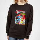 Justice League Who Is The Fastest Man Alive Cover Women's Sweatshirt - Black - S - Black