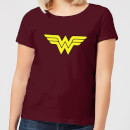 Justice League Wonder Woman Logo Women's T-Shirt - Burgundy