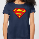 Justice League Superman Logo Women's T-Shirt - Navy