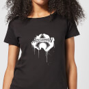 Justice League Graffiti Aquaman Women's T-Shirt - Black