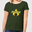 Justice League Aquaman Logo Women's T-Shirt - Forest Green