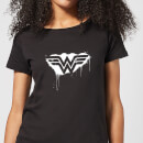 Justice League Graffiti Wonder Woman Women's T-Shirt - Black