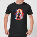 Captain Marvel Poster Men's T-Shirt - Black