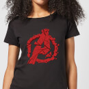 Avengers Endgame Shattered Logo Women's T-Shirt - Black