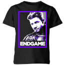 Avengers Endgame Hawkeye Poster Kids' T-Shirt - Black